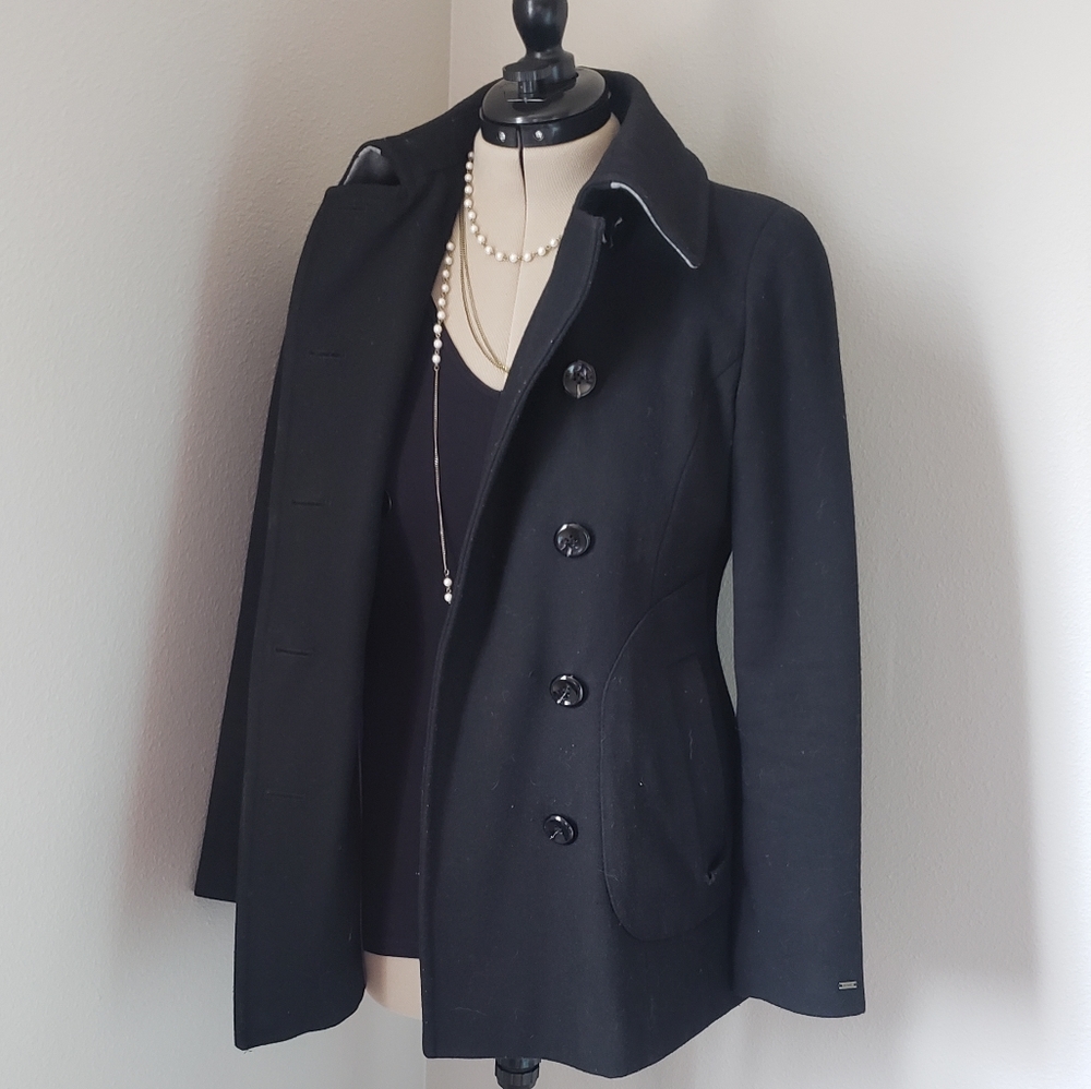 🧥Tommy Hilfiger- Wool Pea Coat - Picture 4 of 16